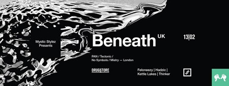 Mystic Stylez predstavlja DJ Beneath (UK) @ Drug&sect;tore
