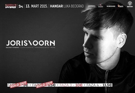 Joris Voorn 13. marta na prvoj Illuminato Lovefest Fire žurci