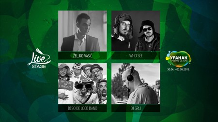 Muzički festival Uranak na Srebrnom jezeru od 30.aprila do 03. maja!