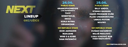 3. NEXT festival u Užicu
