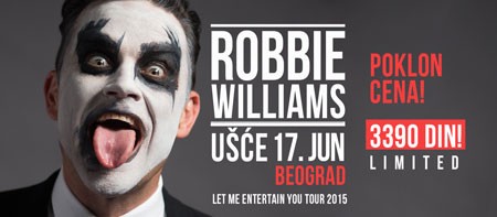 Definitivno: Robbie Williams 17. juna na beogradskom Ušću!