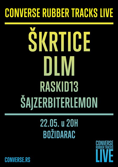 Converse Rubber Tracks Live u Božidarcu!