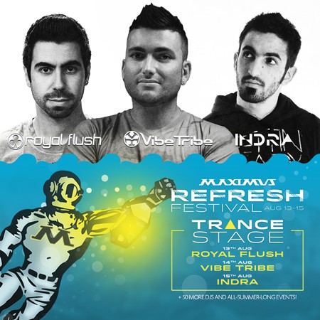 Royal flush, Vibe tribe i Indra na 9. Refresh festivalu