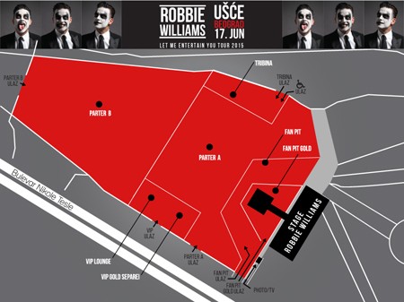 Robi Vilijams danas stiže u Beograd, na koncert dolazi preko 30.000 ljudi!