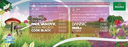 Objavljena satnica Serbia Wonderland Festivala