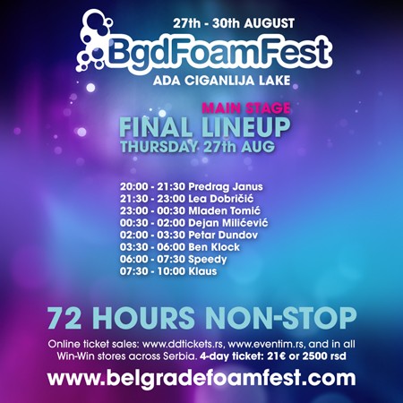 Ben Klock sutra na Adi Ciganliji!