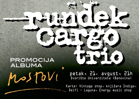 Rundek Cargo Trio u petak u Ni&scaron;u!