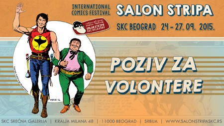 Poziv za volontiranje na "Međunarodnom salonu stripa"