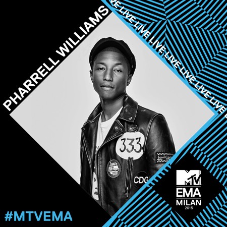 Pharrell Williams na 2015 MTV EMA