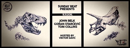 Sunday Beat presents John Belk, Goran Starčević i Tom Collins.