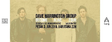 Dave Harrington sa bendom 3. juna u Beogradu za novi Apgrade Live!