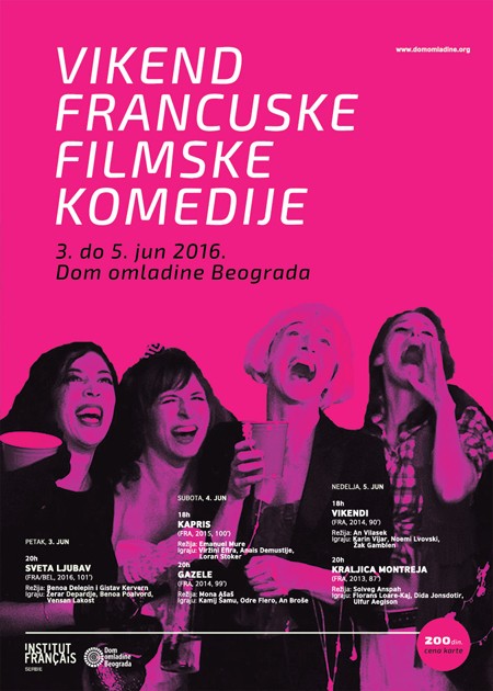 Vikend francuske filmske komedije u DOB-u