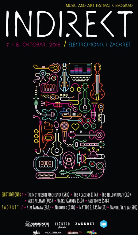 Indirekt Festival Vol. 2 u Beogradu od 7. do 9. oktobra