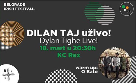Dilan Taj nastupa na 5. Beogradskom irskom festivalu