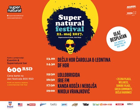 Supernatural festival nedelja 21. maj Ada Huja