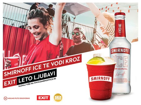 Smirnoff Ice vas vodi na EXIT Leto Ljubavi