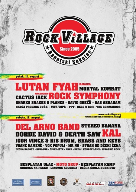 Sutra počinje tradicionalni ROCK VILLAGE festival