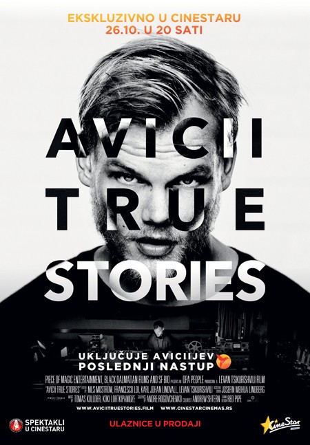 Film "Avicii: True Stories" u biskopima